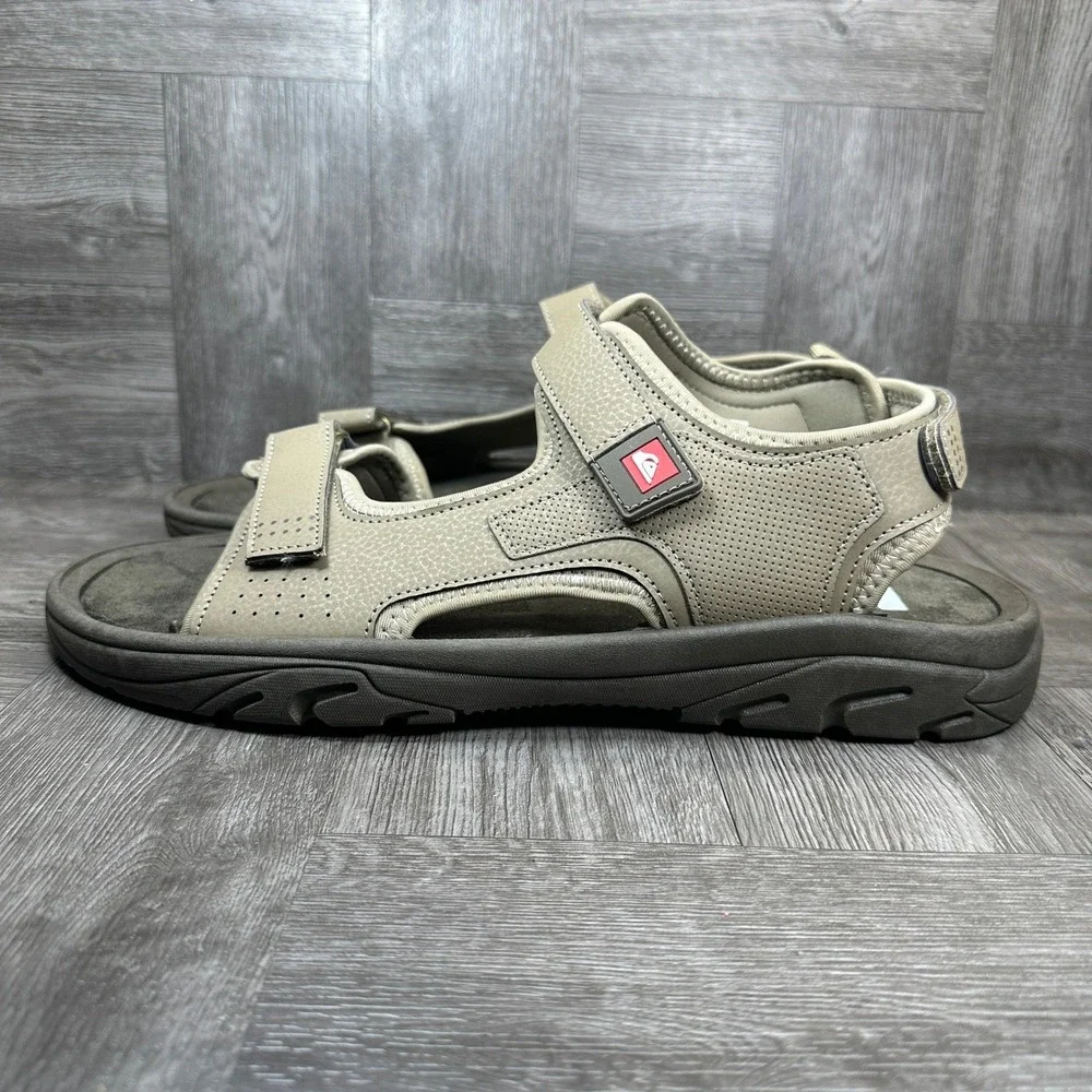 Quiksilver‎ Pinnacle Sandals Mens 13 Tan Hiking Sport Strappy NEW